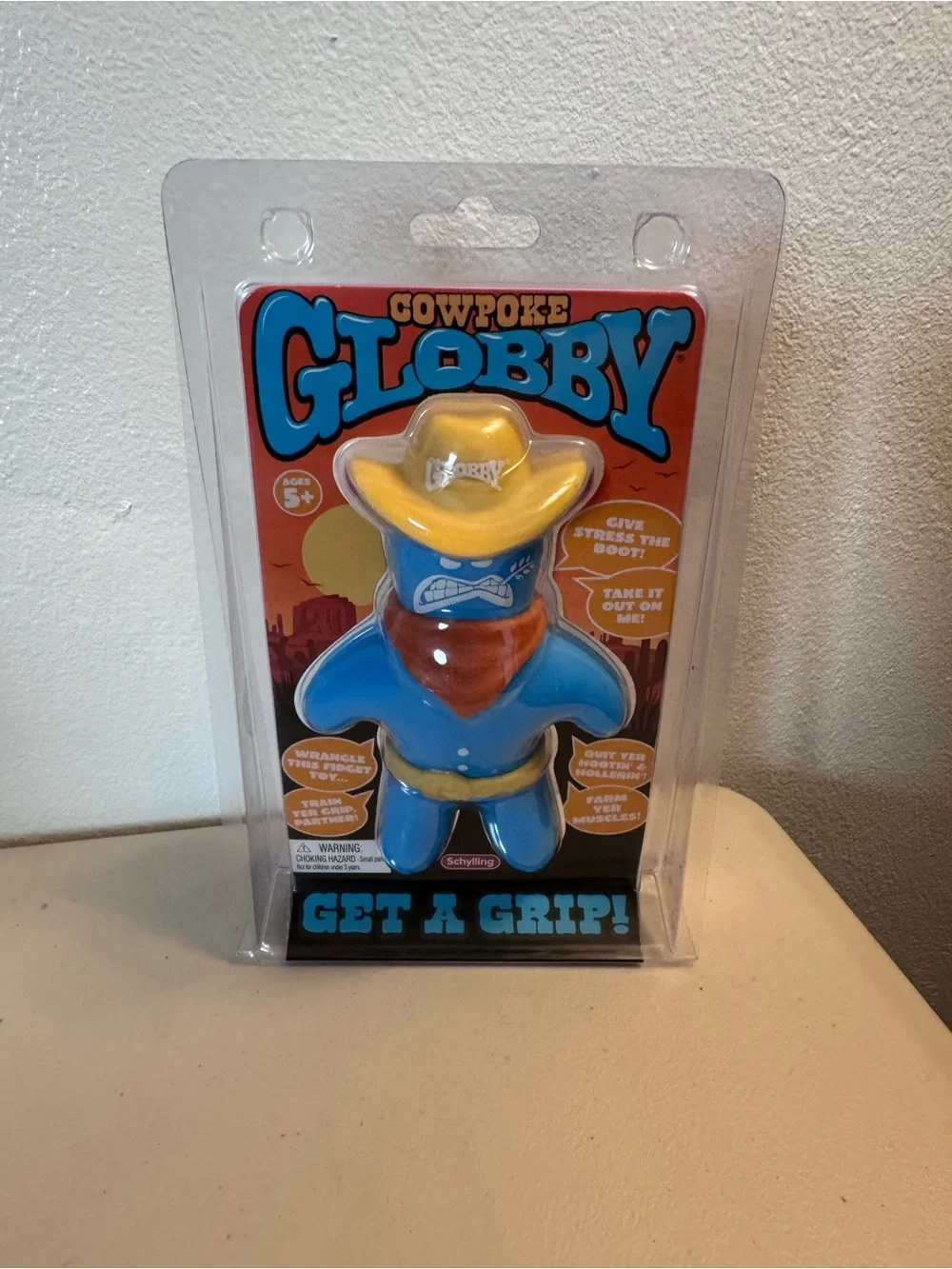 Cowpoke Globby Blue Kids Stress Toy - Cowpoke Globby